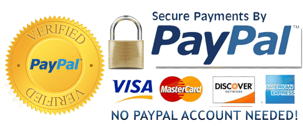 Secure payments by PayPal